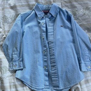 Vineyard Vines Kids Whale Shirt Oxford Size 5